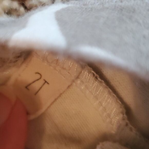 Splat Boutique 2T deer white and tan leggings - Picture 2 of 5